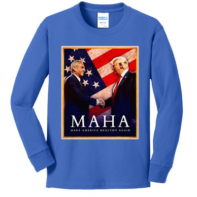 Make America Healthy Maha Kids Long Sleeve Shirt