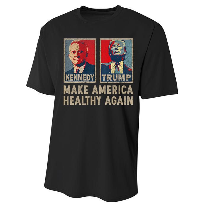 Make America Healthy Again Trump Kennedy 2024 Performance Sprint T-Shirt