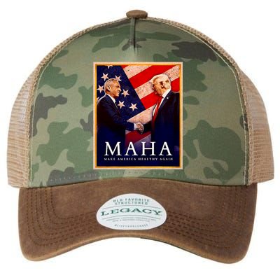 Make America Healthy Maha Legacy Tie Dye Trucker Hat