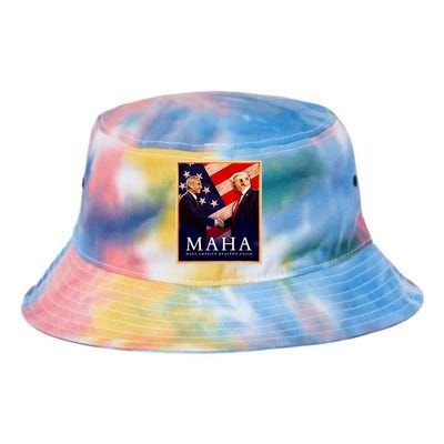 Make America Healthy Maha Tie Dye Newport Bucket Hat