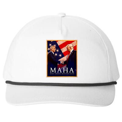 Make America Healthy Maha Snapback Five-Panel Rope Hat