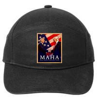 Make America Healthy Maha 7-Panel Snapback Hat