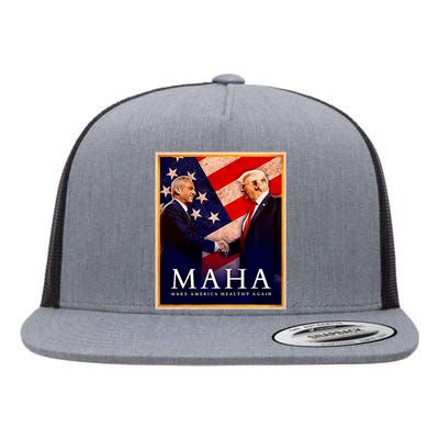 Make America Healthy Maha Flat Bill Trucker Hat