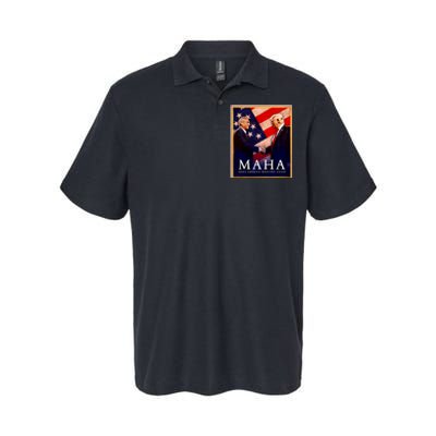 Make America Healthy Maha Softstyle Adult Sport Polo