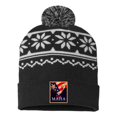 Make America Healthy Maha USA-Made Snowflake Beanie