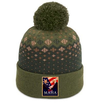 Make America Healthy Maha The Baniff Cuffed Pom Beanie