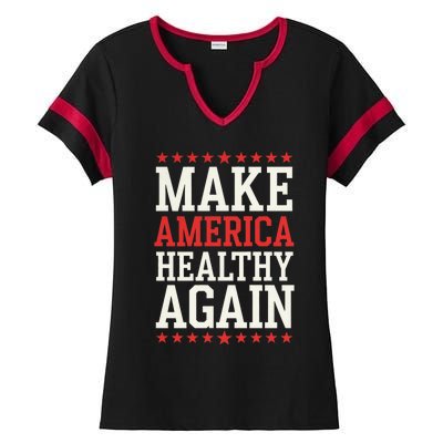 Make America Healthy Again Ladies Halftime Notch Neck Tee