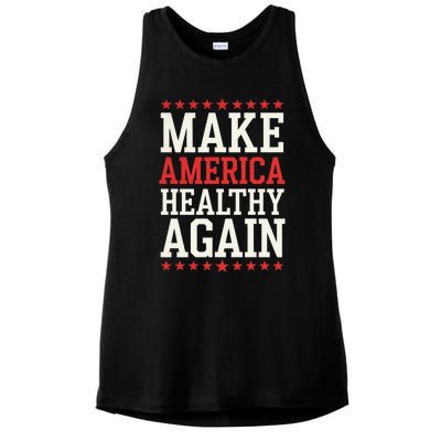 Make America Healthy Again Ladies PosiCharge Tri-Blend Wicking Tank