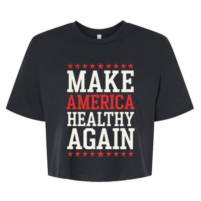 Make America Healthy Again Bella+Canvas Jersey Crop Tee