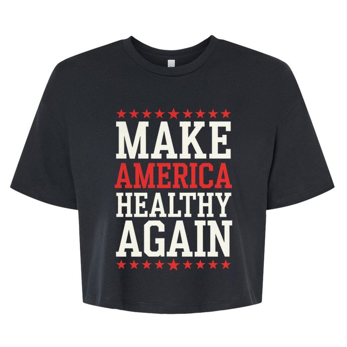 Make America Healthy Again Bella+Canvas Jersey Crop Tee