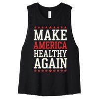 Make America Healthy Again Women's Racerback Cropped Tank