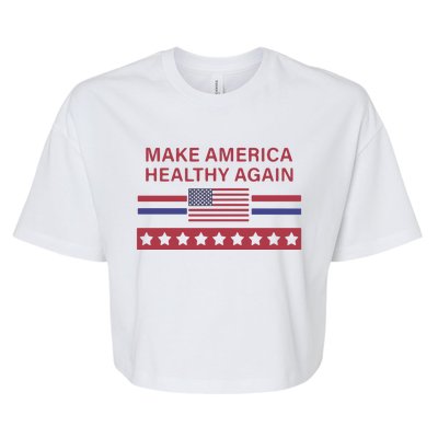 Make America Healthy Again Classic Bella+Canvas Jersey Crop Tee