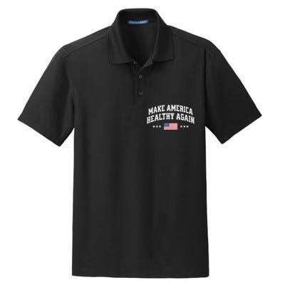 Make America Healthy Again Maha Dry Zone Grid Polo