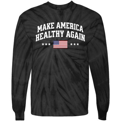 Make America Healthy Again Maha Tie-Dye Long Sleeve Shirt