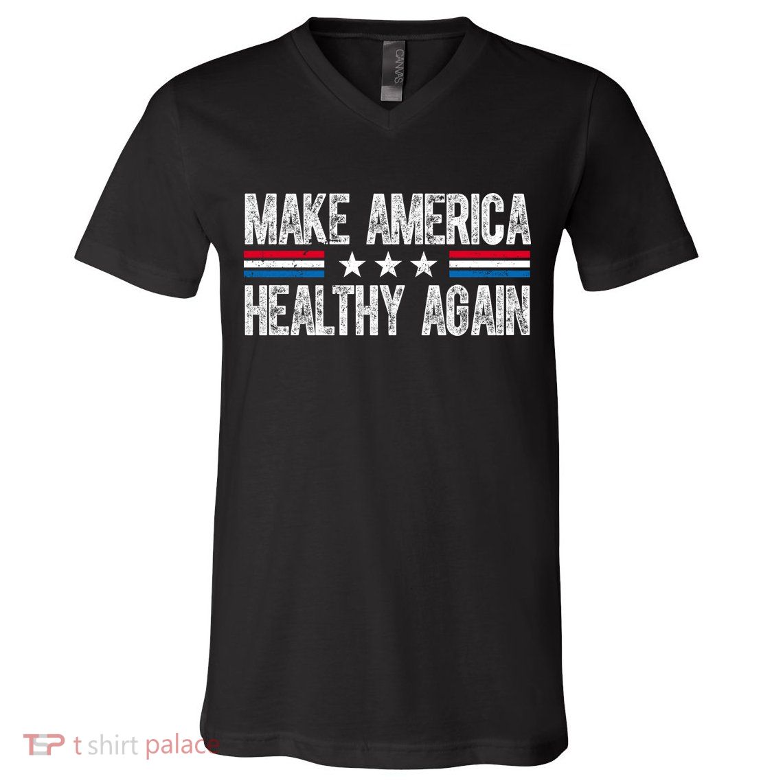 Make America Healthy Again Trump Kennedy Vintage V-Neck T-Shirt