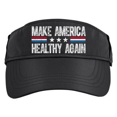 Make America Healthy Again Trump Kennedy Vintage Adult Drive Performance Visor