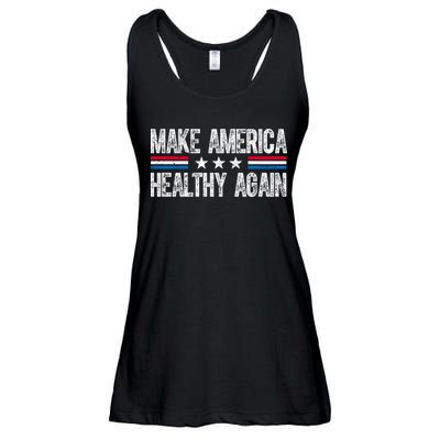 Make America Healthy Again Trump Kennedy Vintage Ladies Essential Flowy Tank