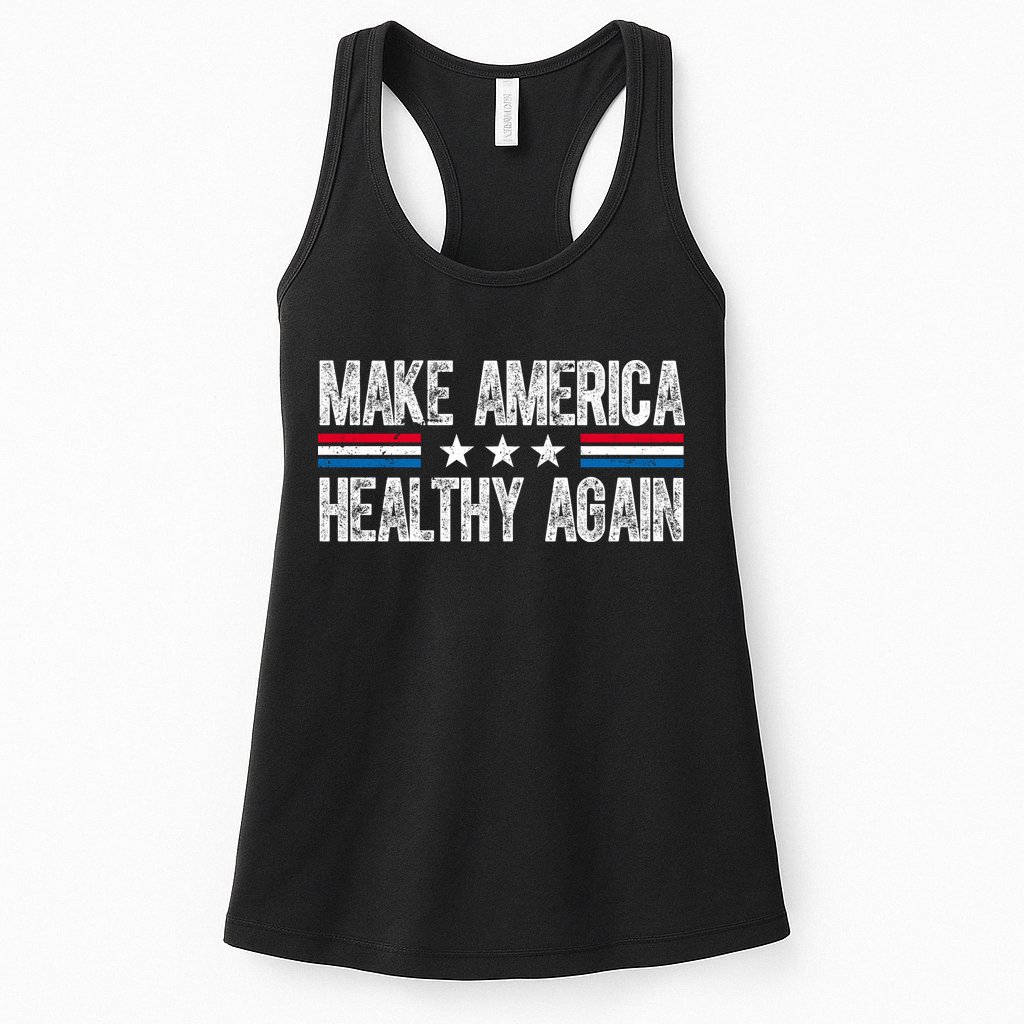 Make America Healthy Again Trump Kennedy Vintage Womens Tank Top