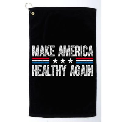 Make America Healthy Again Trump Kennedy Vintage Golf Towel