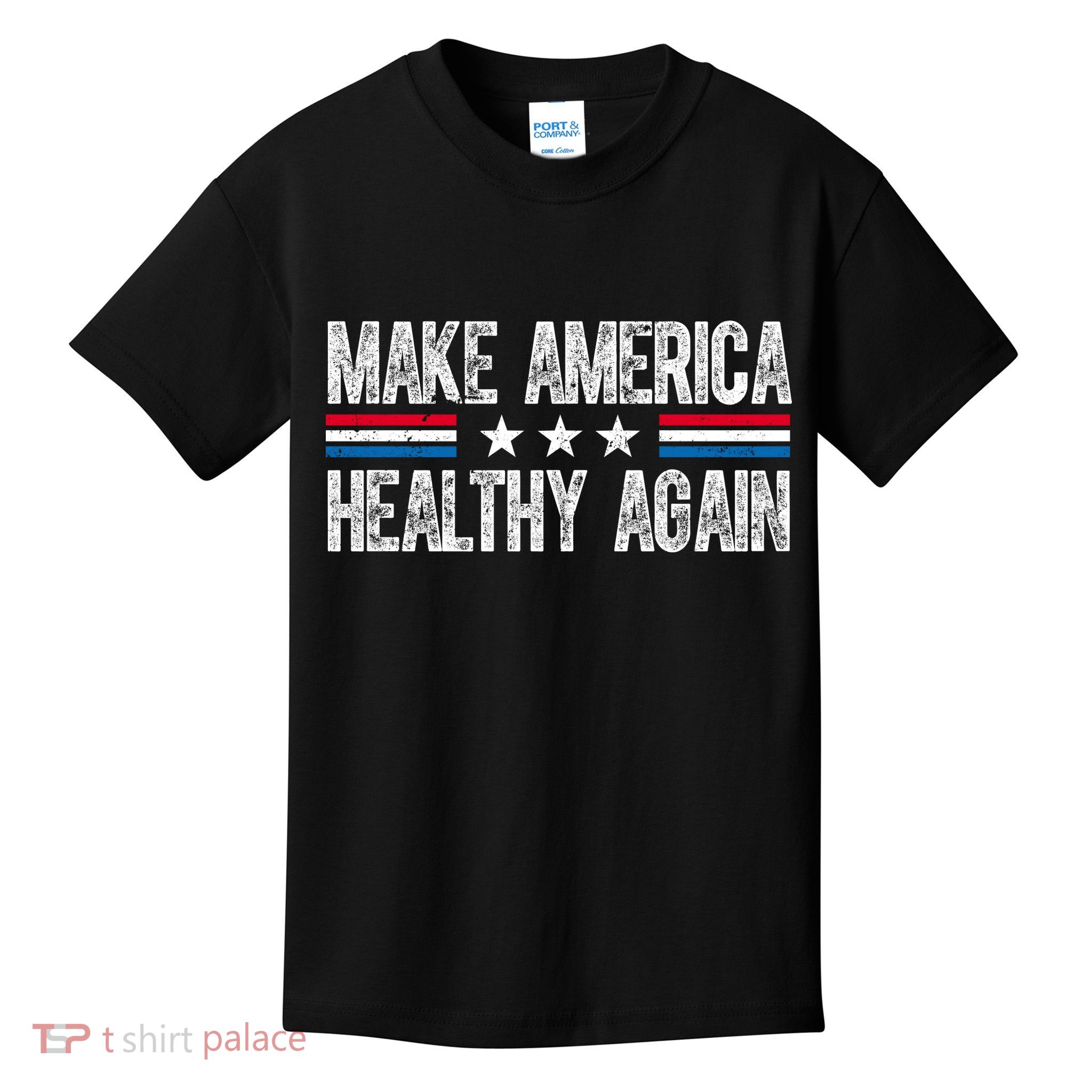 Make America Healthy Again Trump Kennedy Vintage Kids T-Shirt