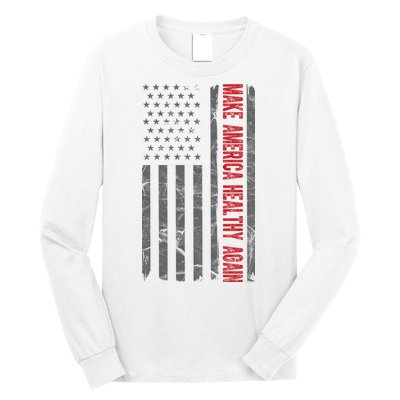 Make America Healthy Again Usa Vintage American Flag Long Sleeve Shirt