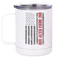 Make America Healthy Again Usa Vintage American Flag 12 oz Stainless Steel Tumbler Cup