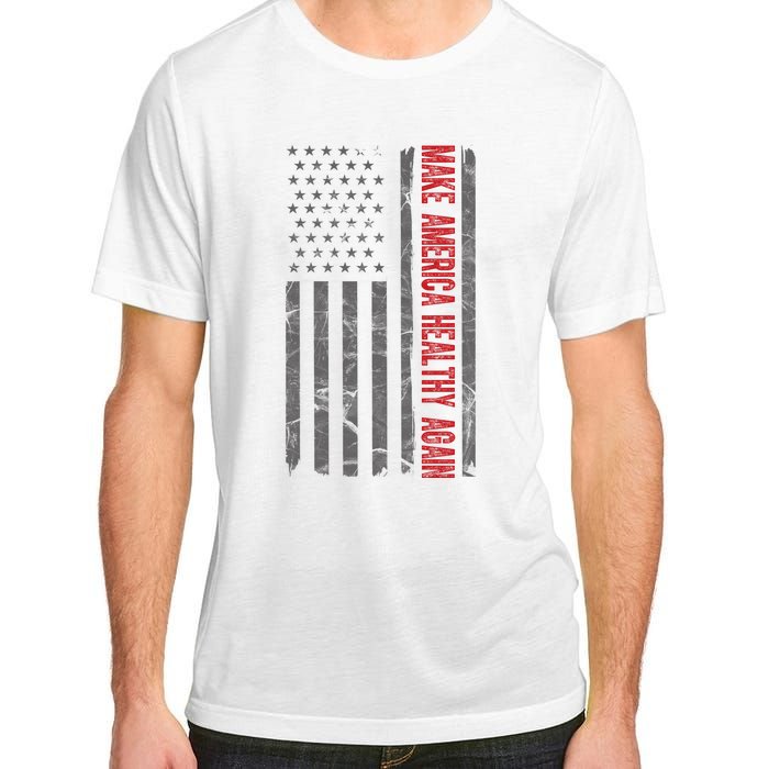 Make America Healthy Again Usa Vintage American Flag Adult ChromaSoft Performance T-Shirt