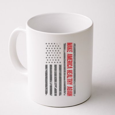 Make America Healthy Again Usa Vintage American Flag Coffee Mug