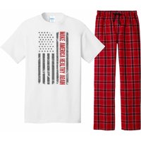 Make America Healthy Again Usa Vintage American Flag Pajama Set