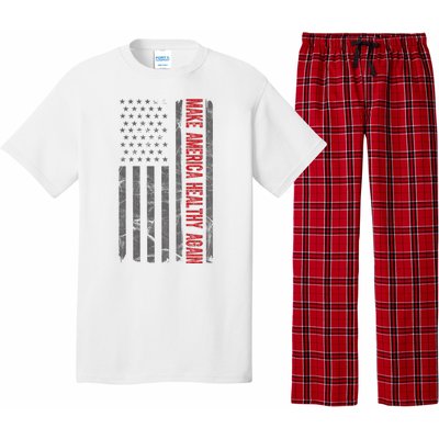 Make America Healthy Again Usa Vintage American Flag Pajama Set