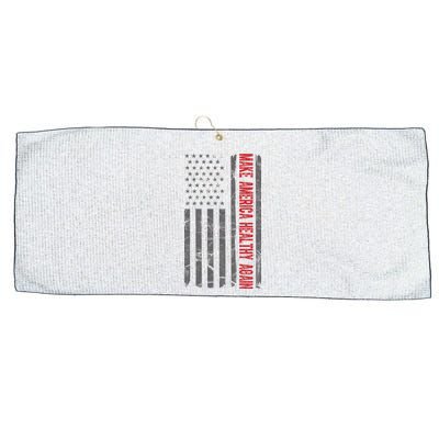 Make America Healthy Again Usa Vintage American Flag Large Microfiber Waffle Golf Towel