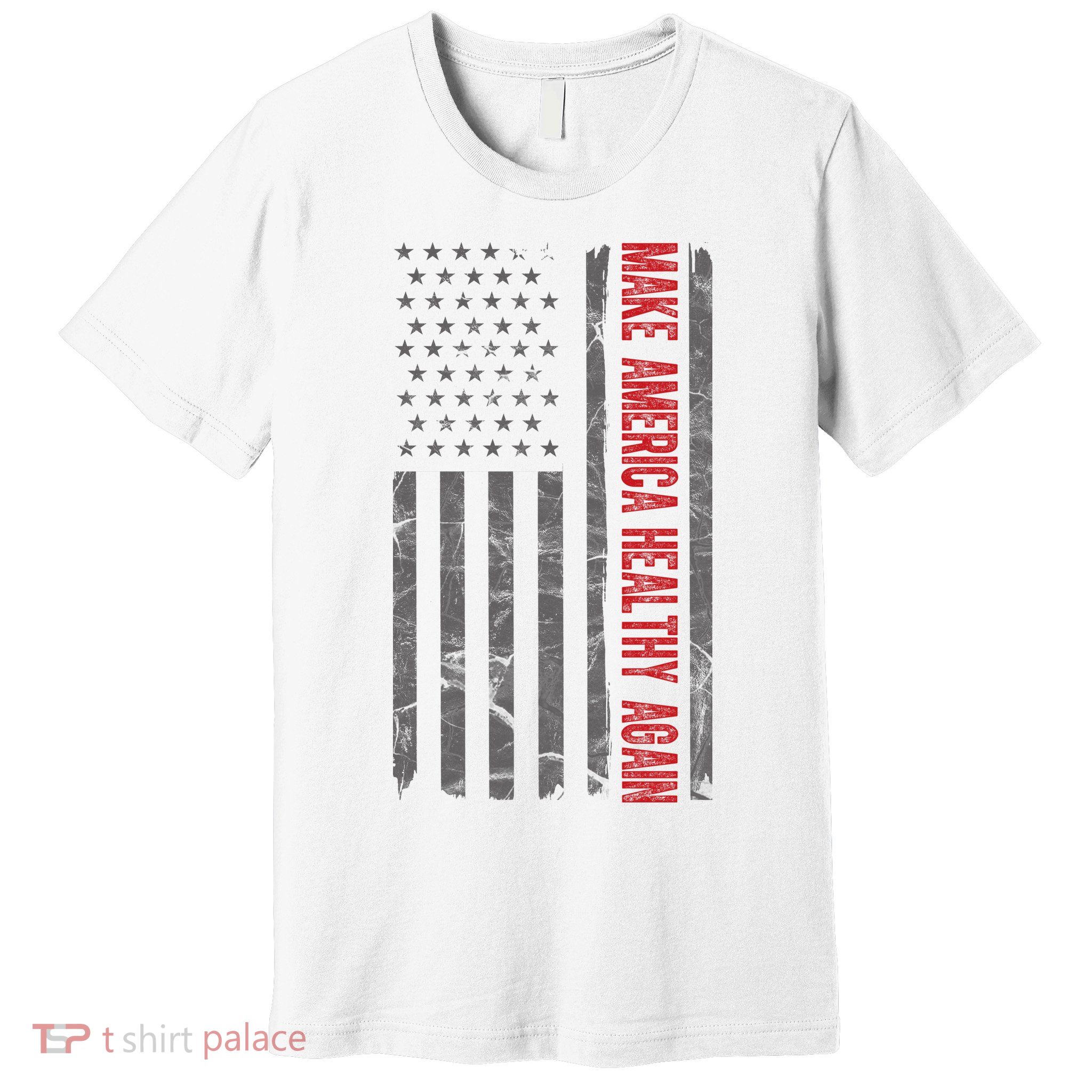 Make America Healthy Again Usa Vintage American Flag Premium T-Shirt