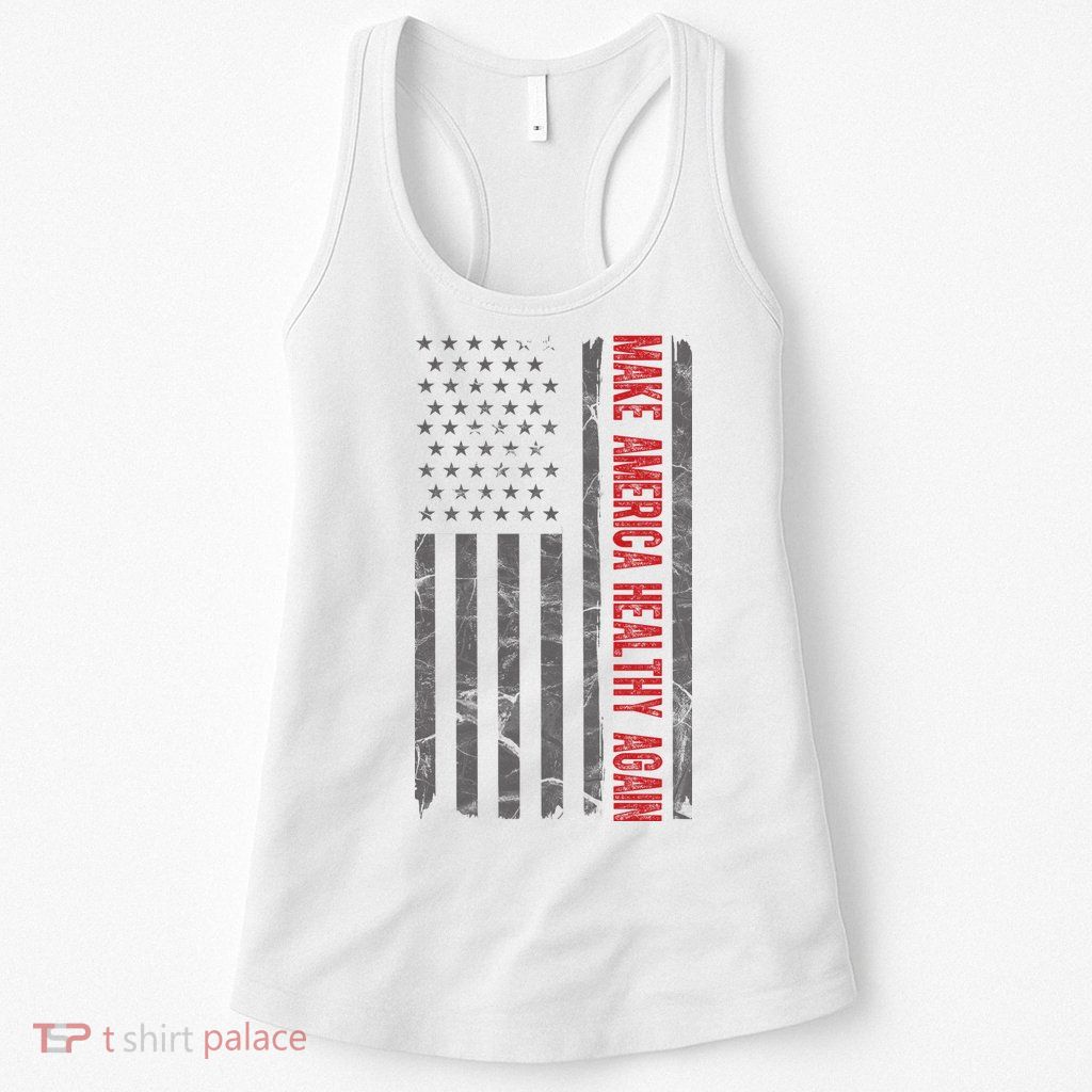 Make America Healthy Again Usa Vintage American Flag Womens Tank Top