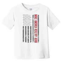 Make America Healthy Again Usa Vintage American Flag Toddler T-Shirt