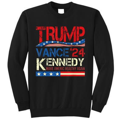 Make America Healthy Again Trump Kennedy 2024 Tall Sweatshirt