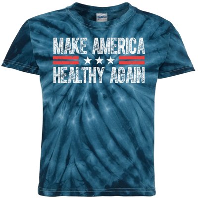 Make America Healthy Again Pro Trump Vintage Election Kids Tie-Dye T-Shirt