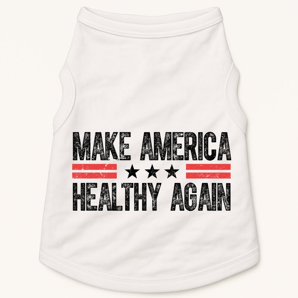Make America Healthy Again Pro Trump Vintage Election Doggie Tank