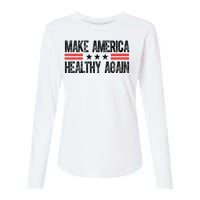 Make America Healthy Again Pro Trump Vintage Election Womens Cotton Relaxed Long Sleeve T-Shirt