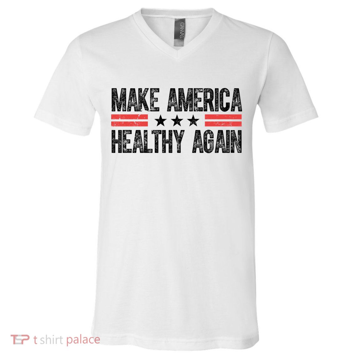 Make America Healthy Again Pro Trump Vintage Election V-Neck T-Shirt