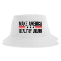 Make America Healthy Again Pro Trump Vintage Election Sustainable Bucket Hat