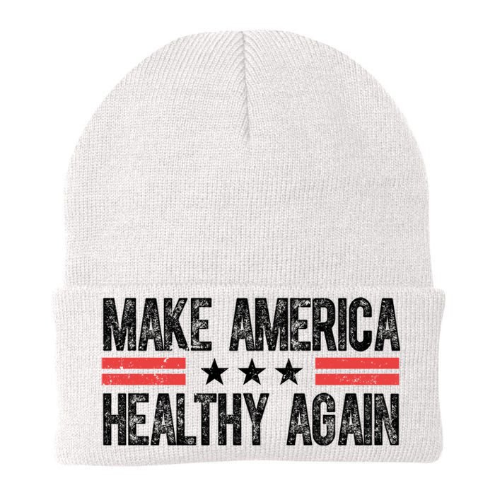 Make America Healthy Again Pro Trump Vintage Election Knit Cap Winter Beanie