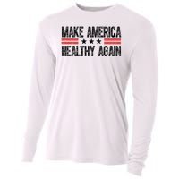 Make America Healthy Again Pro Trump Vintage Election Cooling Performance Long Sleeve Crew