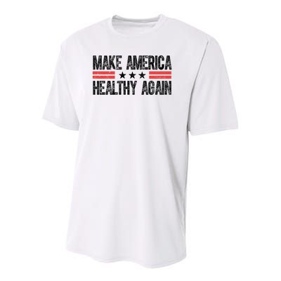 Make America Healthy Again Pro Trump Vintage Election Youth Performance Sprint T-Shirt