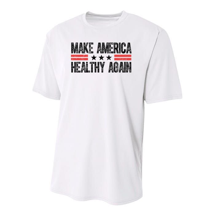 Make America Healthy Again Pro Trump Vintage Election Youth Performance Sprint T-Shirt