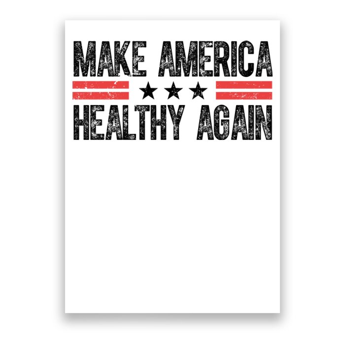 Make America Healthy Again Pro Trump Vintage Election Poster