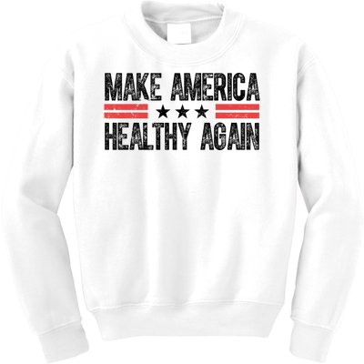 Make America Healthy Again Pro Trump Vintage Election Kids Sweatshirt