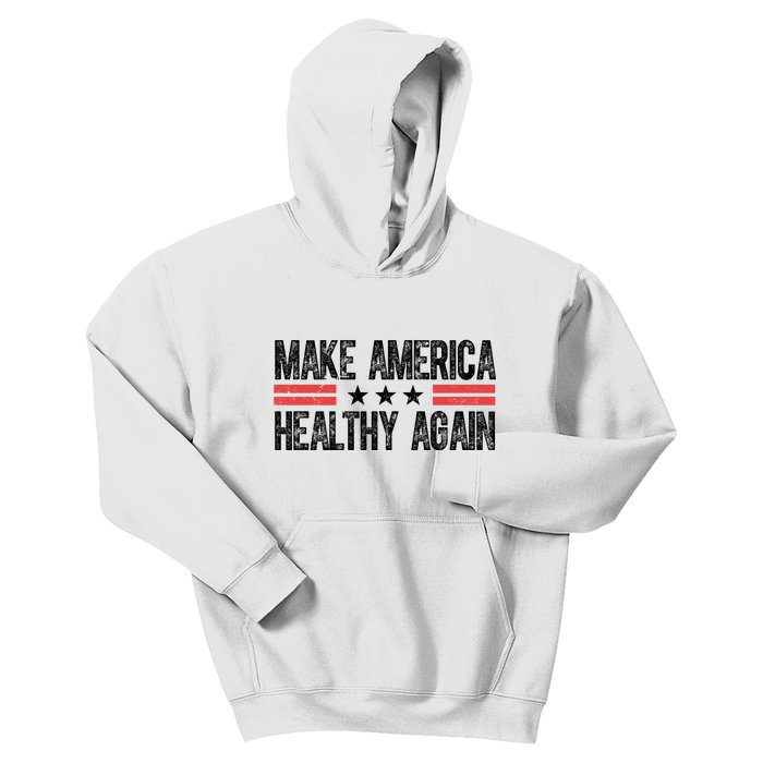 Make America Healthy Again Pro Trump Vintage Election Kids Hoodie