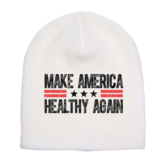 Make America Healthy Again Pro Trump Vintage Election Short Acrylic Beanie