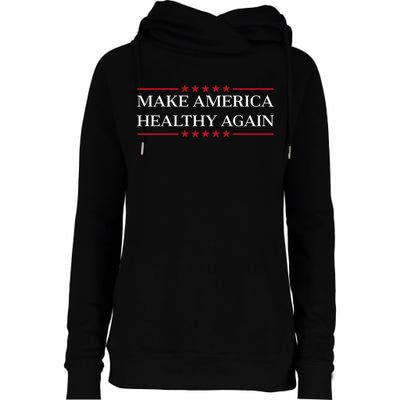 Make America Healthy Again Womens Funnel Neck Pullover Hood