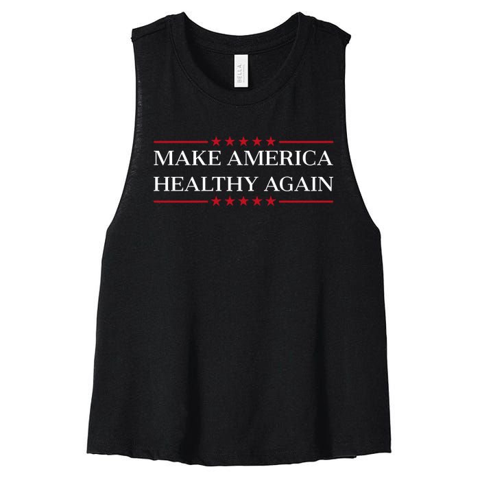 Make America Healthy Again Women's Racerback Cropped Tank